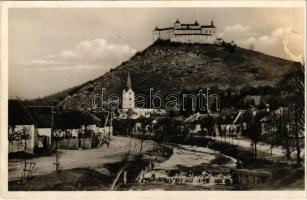 1940 Krasznahorkaváralja, Krásnohorské Podhradie; vár. Fuchs József kiadása / Hrad Krásna Horka / castle (ragasztónyom / glue mark)