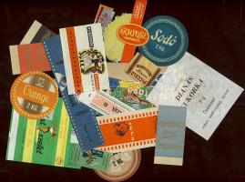 20 db régi csokipapír