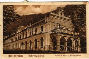 1928 Menyháza, Monyásza, Moneasa; Salon de cura / Gyógyterem / spa, bath (EK)