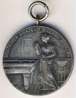Német 3. Birodalom 1941. "Német Amatőr Biliárd Szövetség" Ag díjérem 9g T:2/3