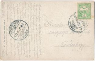 1912 Karánsebes, Caransebes; Temes híd. W.L. Bp. 1470. / Podul Timisului / Timis river bridge (EB)