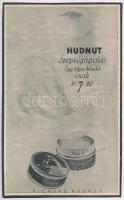 cca 1920-1940 Hudnut szépségápolás ,reklám nyomtatvány kartonra kasírozva, 21x13 cm
