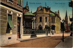 1913 Arad, Szent László utca. Kerpel Izsó kiadása / street view (EB)