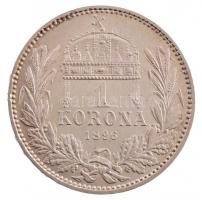 1896KB 1K Ag Millenium T:1- / Hungary 1896. 1 Korona Ag Millenium C:AU Adamo K5.2