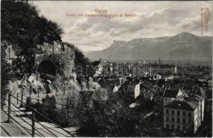 1906 Merano, Meran (Südtirol); Partie vom Tappeinerweg gegen di Mendel / Passeggiata Tappeiner