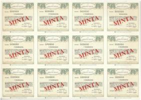 Budapest 1993. "Merkantil Váltó és Vagyonbefektető Bank Részvénytársaság" "MINTA&quot...