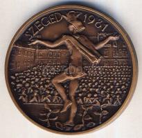 1981. "MÉE-Bartók Béla-Szeged" Br emlékérem T:1