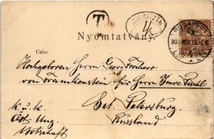 1903 Budapest, Erzsébet híd, Tabán, Döbrentei tér, Királyi vár (EB)