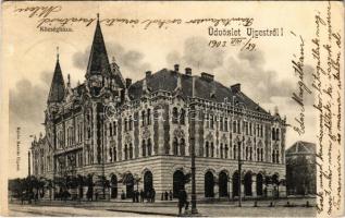 1903 Budapest IV. Újpest, Községháza. Schön Bernát kiadása (r)
