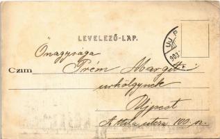 1903 Budapest IV. Újpest, Községháza. Schön Bernát kiadása (r)