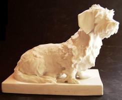 Herendi porcelán kutya figura 20 cm széles 15 cm magas