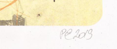 Olvashatatlan jelzéssel: Gesztusok (olvashatatlan címmel). Ofsztet, papír, számozott (ED/II/III). 20...