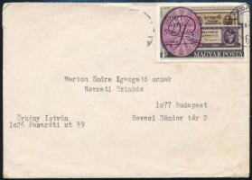 1977 Örkény István (1912-1979) író saját kézzel írt levele eredeti borítékjával Marton Endrének, a N...