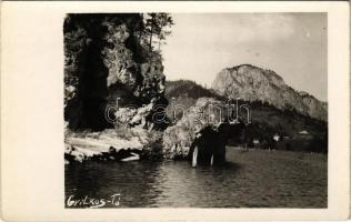 Gyergyószentmiklós, Gheorgheni; Gyilkos-tó / Lacul Rosu (Ghilcos) / lake. Gáll Béla photo (EK)