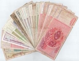 Jugoszlávia 1974-1994. 10D-1.000.000D (21db) T:III,III-
Yugoslavia 1974-1994. 10 Dinara - 1.000.000...