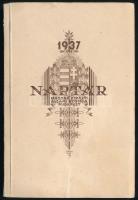 1937 1937-es zsebnaptár sok információval, hozzá tartozóan egy az évi kártyanaptár, mindkettő szép állapotban