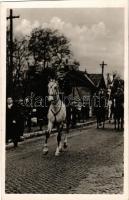 1938 Komárom, Komárno; bevonulás, Horthy Miklós / entry of the Hungarian troops + "1894-1944 Monok, Kossuth Lajos halálának 50. évfordulója" So. Stpl