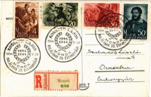 1938 Komárom, Komárno; bevonulás, Horthy Miklós / entry of the Hungarian troops + "1894-1944 Mo...