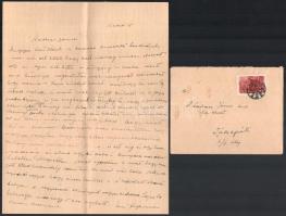 1944 2 db levél egy hadtáp szakaszvezetőnek, amelyben apja tudósít a budapesti áprilisi bombázásokró...