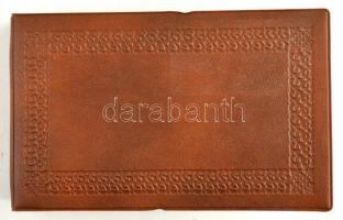 58 db MODERN külföldi város képeslap kis albumban / 58 modern European town-view postcards in a smal...