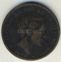 Spanyolország 1879. 10c T:3/3-