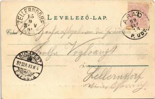 1899 (Vorläufer) Arad, Törvényszéki palota. Bloch H. / court palace