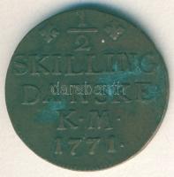 Dánia 1771. 1/2S VII.Krisztián T:3