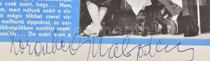 A Néző magazin egy száma Psota Irén, Sas Sylvia, Lorán Lenke, Kabos László, Molnár Piroska, Olsavszk...