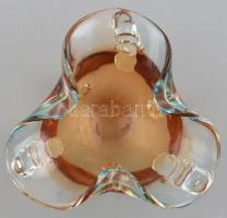 Hamutál üveg, kopott, m:8cm