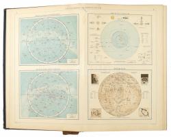 Andrees Allgemeiner Öst.-Ung. Handatlas. Wien, 1909. Perles. Második kiadás. Aranyozott, gerincű, fé...