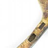 6 db-os ezüst (Ag) szovjet teás/mokkás kanál készlet tűzzománc díszítéssel. Jelzett, bruttó:88g, h:1...