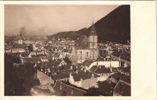 Brassó, Kronstadt, Brasov; látkép, templom / general view, church. Atelier O. Netoliczka photo