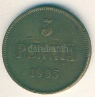 Finnország 1905. 5P II.Mihály T:3 ph.