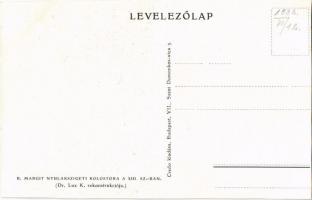 Budapest XIII. Margitsziget (Nyulakszigete), B. Margit kolostora a XIII. században. Dr. Lux K. rekon...