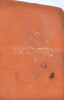 Retro elefánt fej formájú váza, mázas kerámia, alján jelzett, apró kopásnyomokkal, m: 14 cm