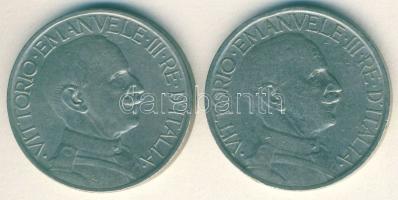 Olaszország 1923. 2L (2x) III.Viktor Emánuel T:3