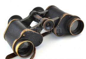 cca 1916 C. P. Goerz Wien und Pozsony Heli Trieder 6x I. világháborús katonai távcső, korának megfel...