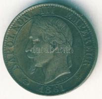 Franciaország/Második Császárság 1861BB 5c III.Napóleon T:3