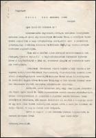1944 Bp., Gobbi Ede századoshoz címzett levél 101/304 m. kir. kisegítő munkásszázadnál dolgozó fiú ügyében
