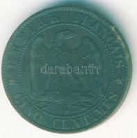 Franciaország/Második Császárság 1861A 5c III.Napóleon T:3