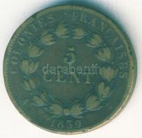 Francia kolóniák 1839. 5c Lajos Fülöp T:3
