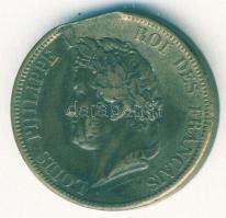 Francia kolóniák 1839. 10c Lajos Fülöp T:3 lapkahiba