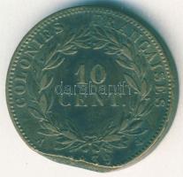 Francia kolóniák 1839. 10c Lajos Fülöp T:3 lapkahiba