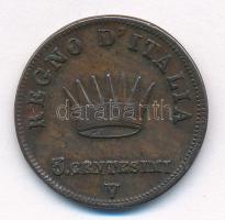 Olasz Államok / Itáliai Királyság 1810V 3c Br "Napóleon" T:2
Italian States / Italian Kin...
