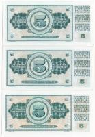 Jugoszlávia 1968. 5D (2x) sorszámkövetők "AH 770542 - 770543" + 1968. 5D "DA 068883&q...