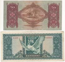 1932. 50P + 1945. 10.000.000P + 1946. 100.000.000P + 1946. 100.000.000MP T:III