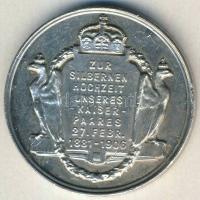 Német Birodalom / Császárság / Brandenburg-Poroszország 1906. "Ezüstlakodalom II.Vilmos/Auguszt...