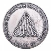 Németország 1988. Geislingeni Hazatérők Egyesülete kétoldalas, ezüstözött Br emlékérem (50mm) T:2 Germany 1988. 40 Jahre - Verband der Heimkehrer Geislingen/Stg. 1948/1988 two-sided, silver plated medallion (50mm) C:XF