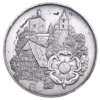 Németország 1988. "Geislingeni Hazatérők Egyesülete" kétoldalas, ezüstözött Br emlékérem (...