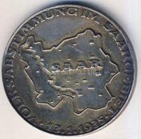 Német 3. Birodalom 1935. "Volksabstimmung-Saar" Ag 22,01g szing. F.K. T:1